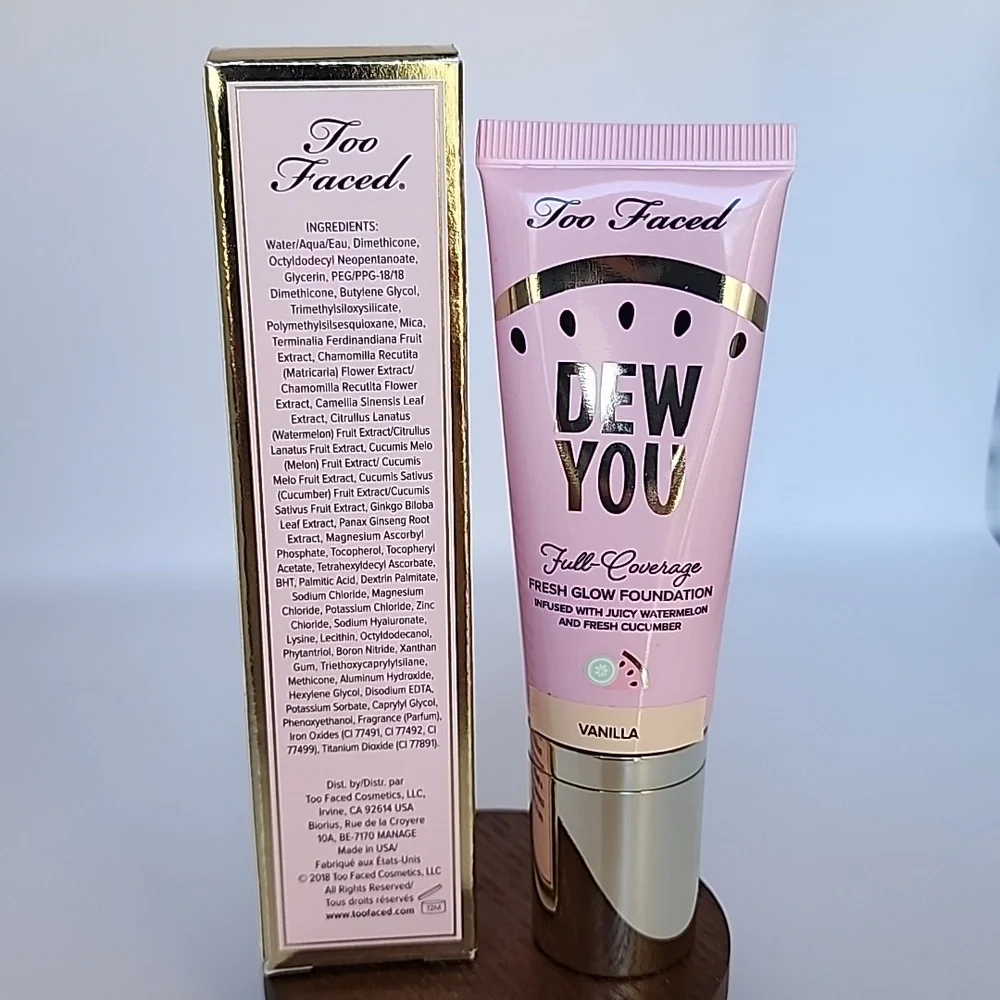 Too Faced Tutti Frutti Dew You Full Coverage Fresh Glow Foundation - Van…